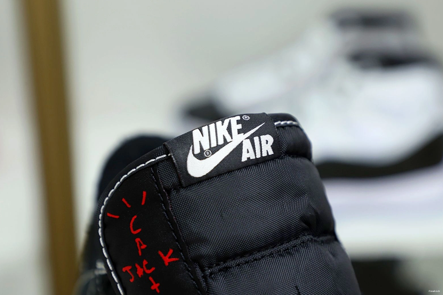 TRAVIS NIKE JORDAN X LOW SCOTT AIR “BLACK PHANTOM” 1 OG 0128